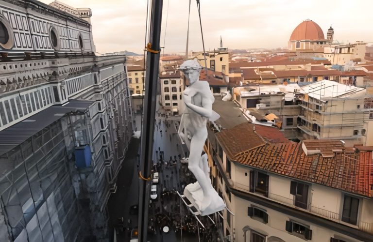 David Decolla! Michelangelo’s David Takes Flight!